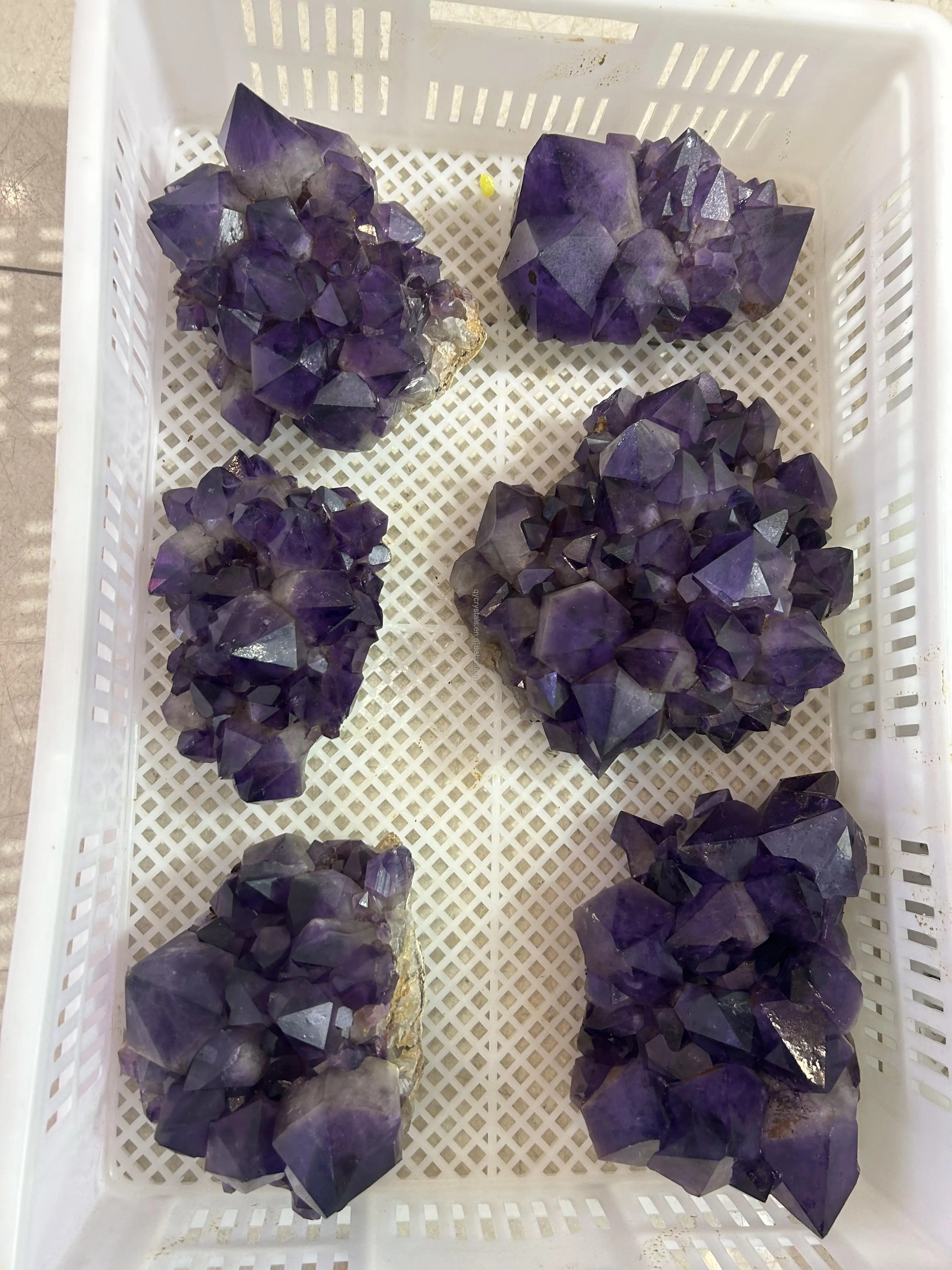 High Quality Natural Amethyst Cluster Minerals - Healing Crystal Art