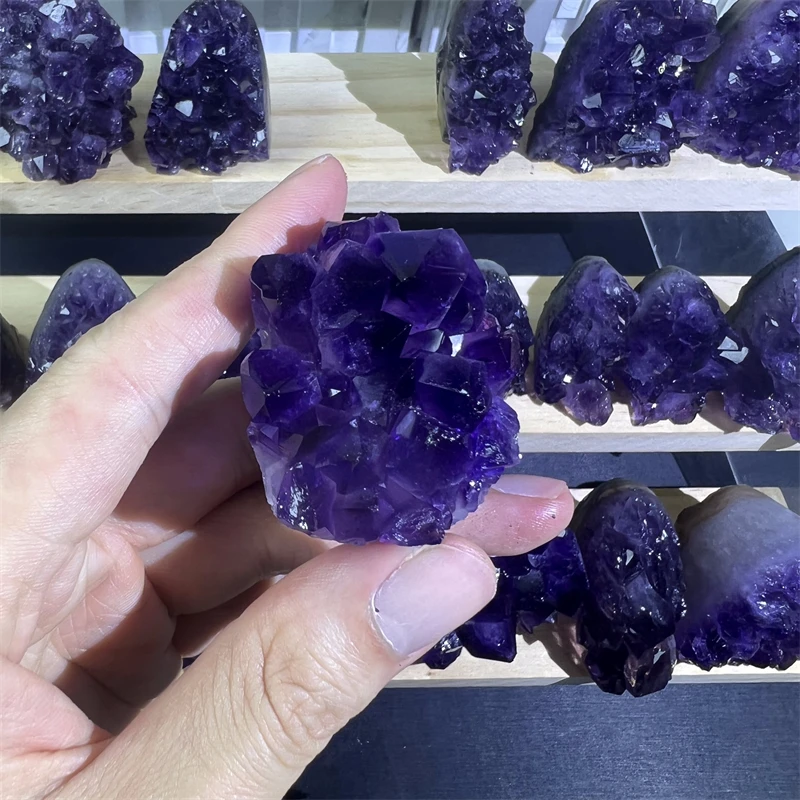 Natural Crystal Craft High Quality Amethyst Cluster - Designer Decor