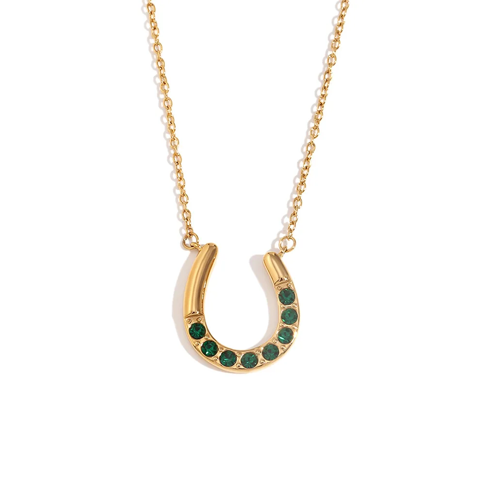 Hisera Trendy Hot Selling Stainless Steel Crystal Jewelry
