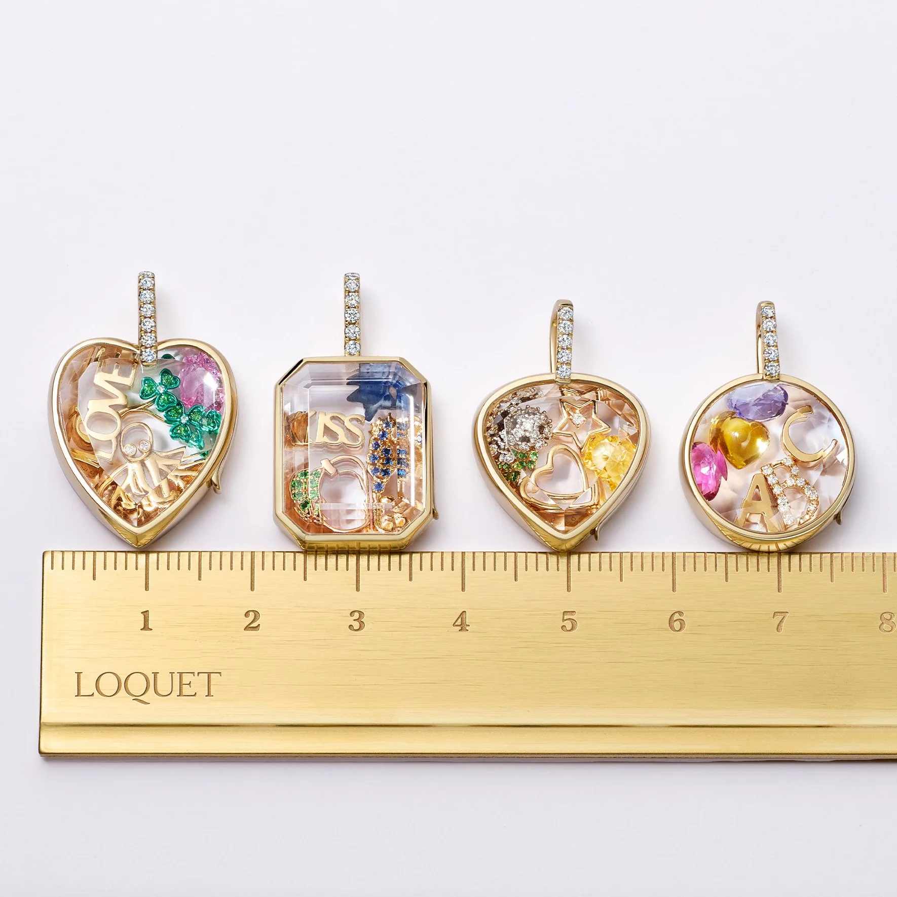 Hisera Exquisite Transparent Photo Box Pendant
