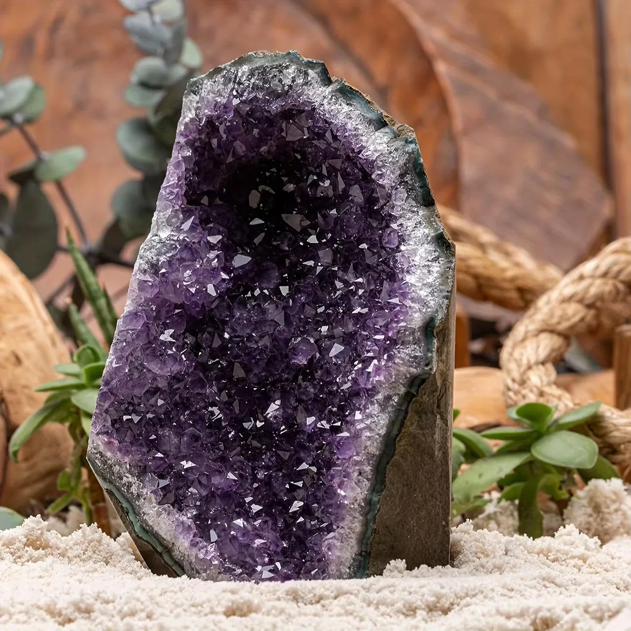 Natural Quality Amethyst Geode Cluster - Unique Mineral Crystal Crafts