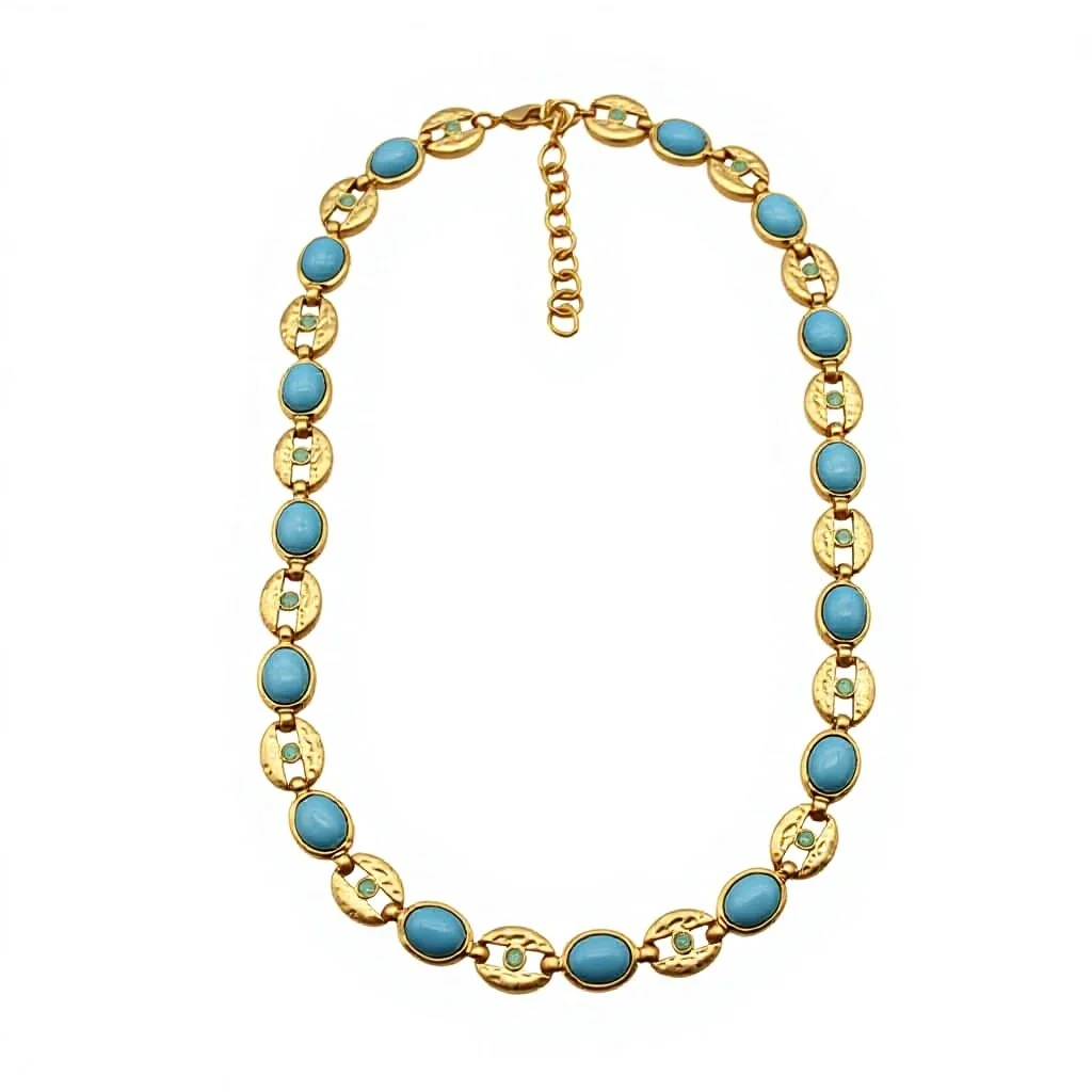 Hisera Copper 24K Plated Real Gold Crystal Jewelry