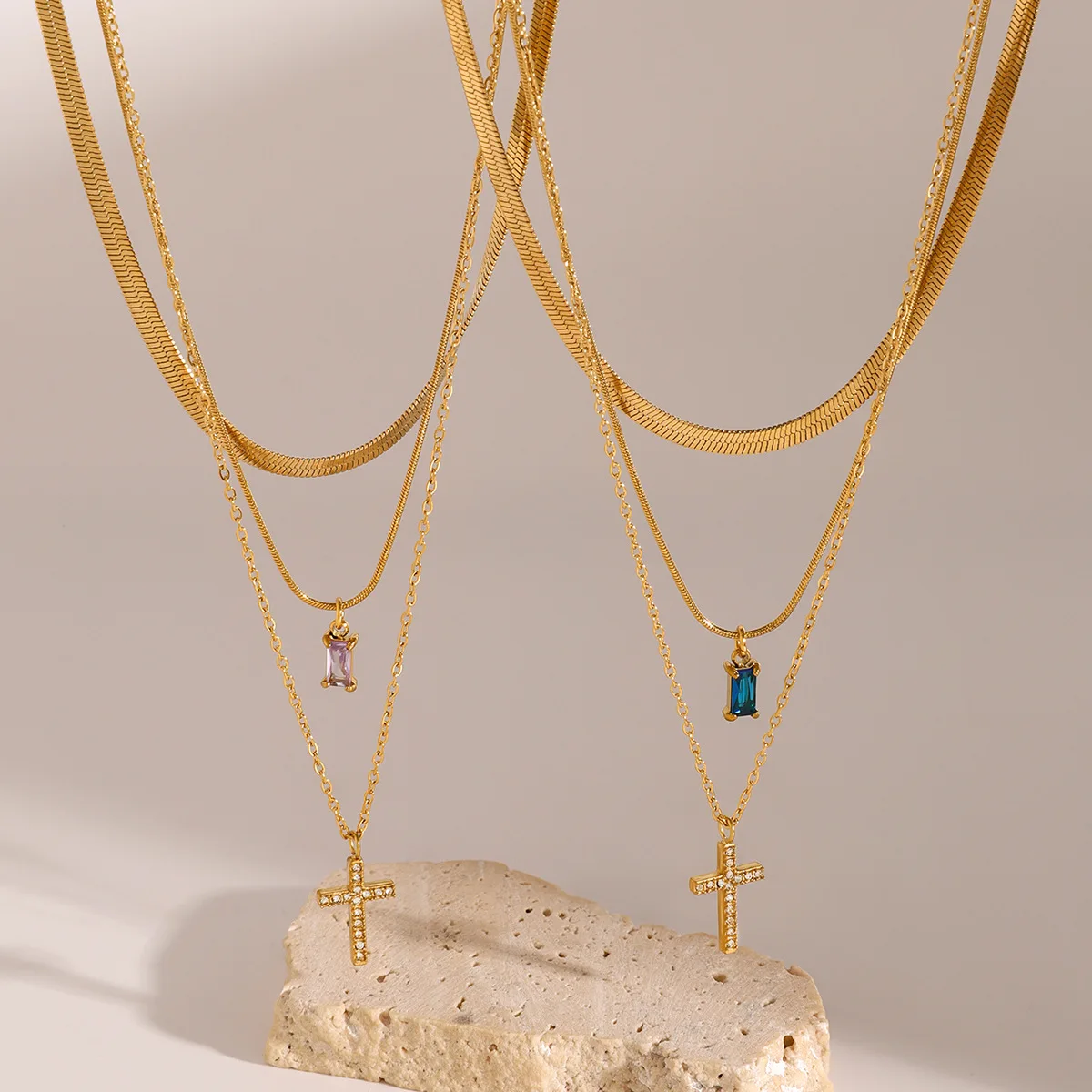 Hisera Women S Trendy Gold Plated Crystal Jewelry