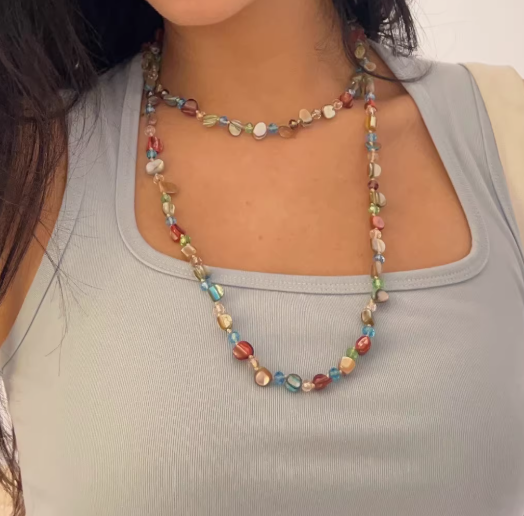 Hisera Sporty Bohemia Autumn Crystal Bamboo Crystal Jewelry