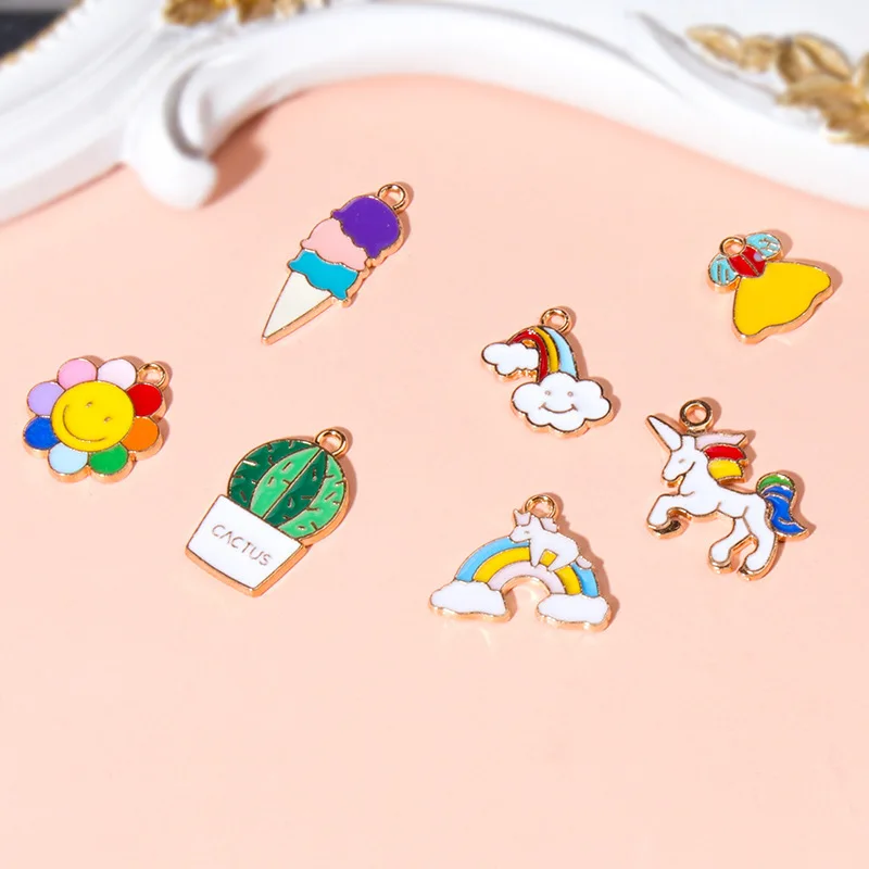 Hisera Hot Sale New Cute Cake Crystal Jewelry
