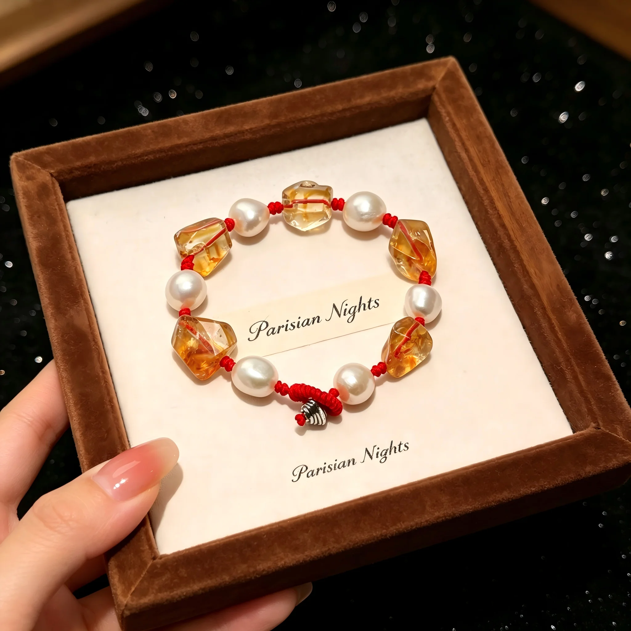 Women Handmade Irregular Natural Citrine Bracelet