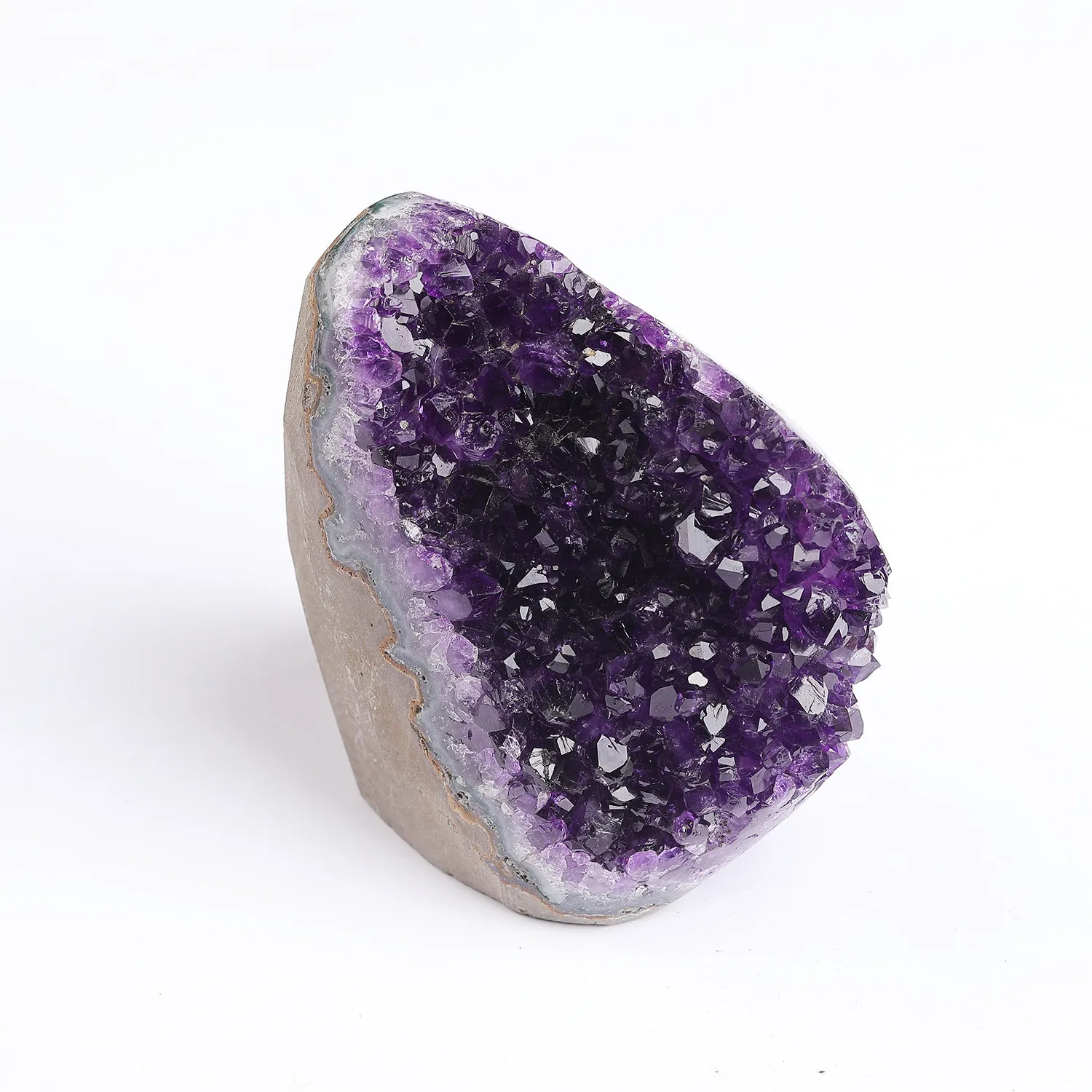 Natural Amethyst Cluster Geode Cave Raw Stone - Mineral Specimen Gemstone