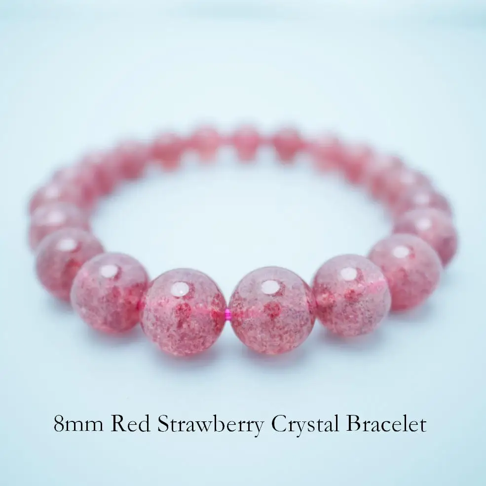 8Mm Customized Color Strawberry Ball Crystal Crystal Jewelry
