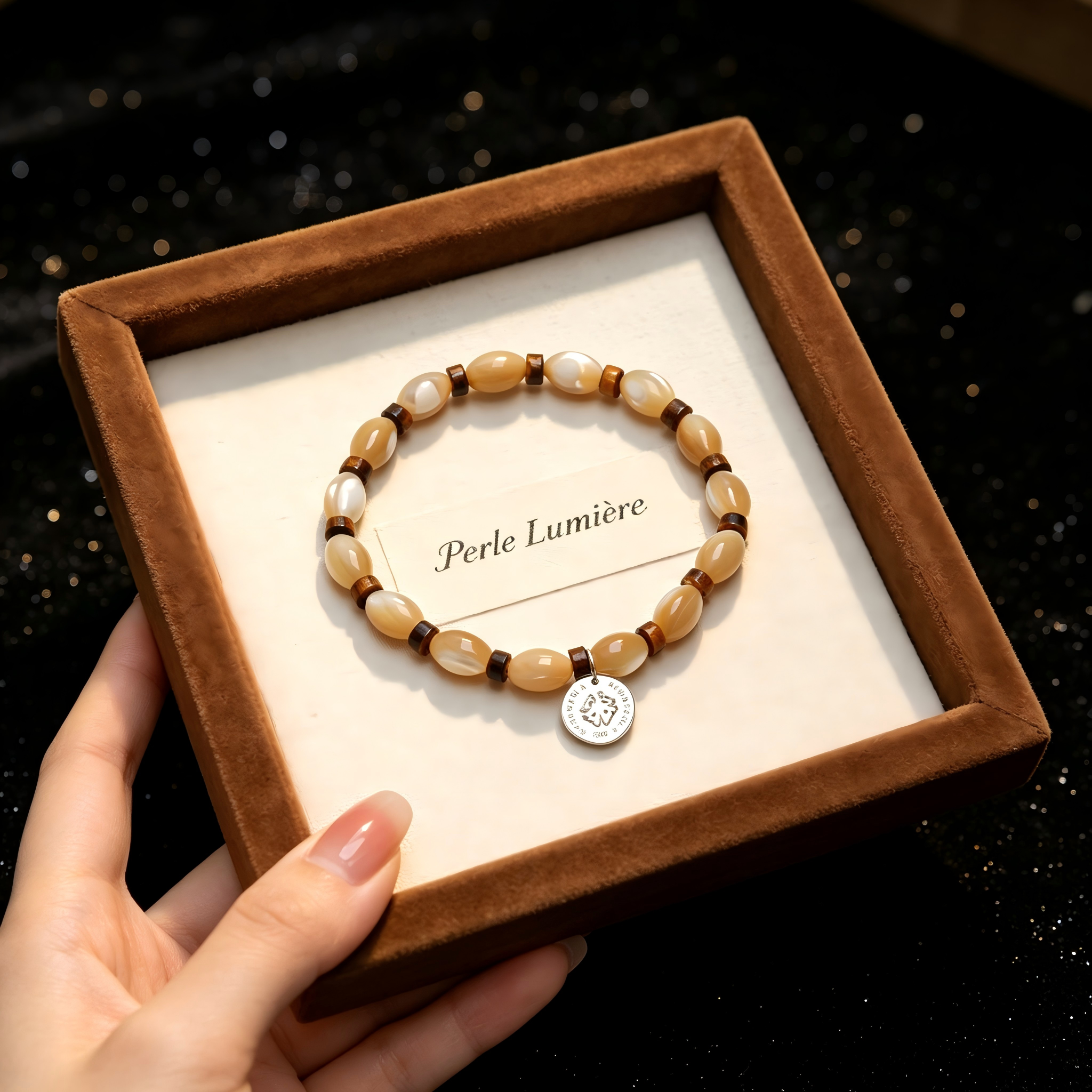 Handmade Natural Cat Eye Stone Bracelet