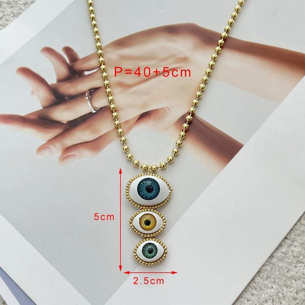 Hisera New European American Copper Eye Crystal Jewelry