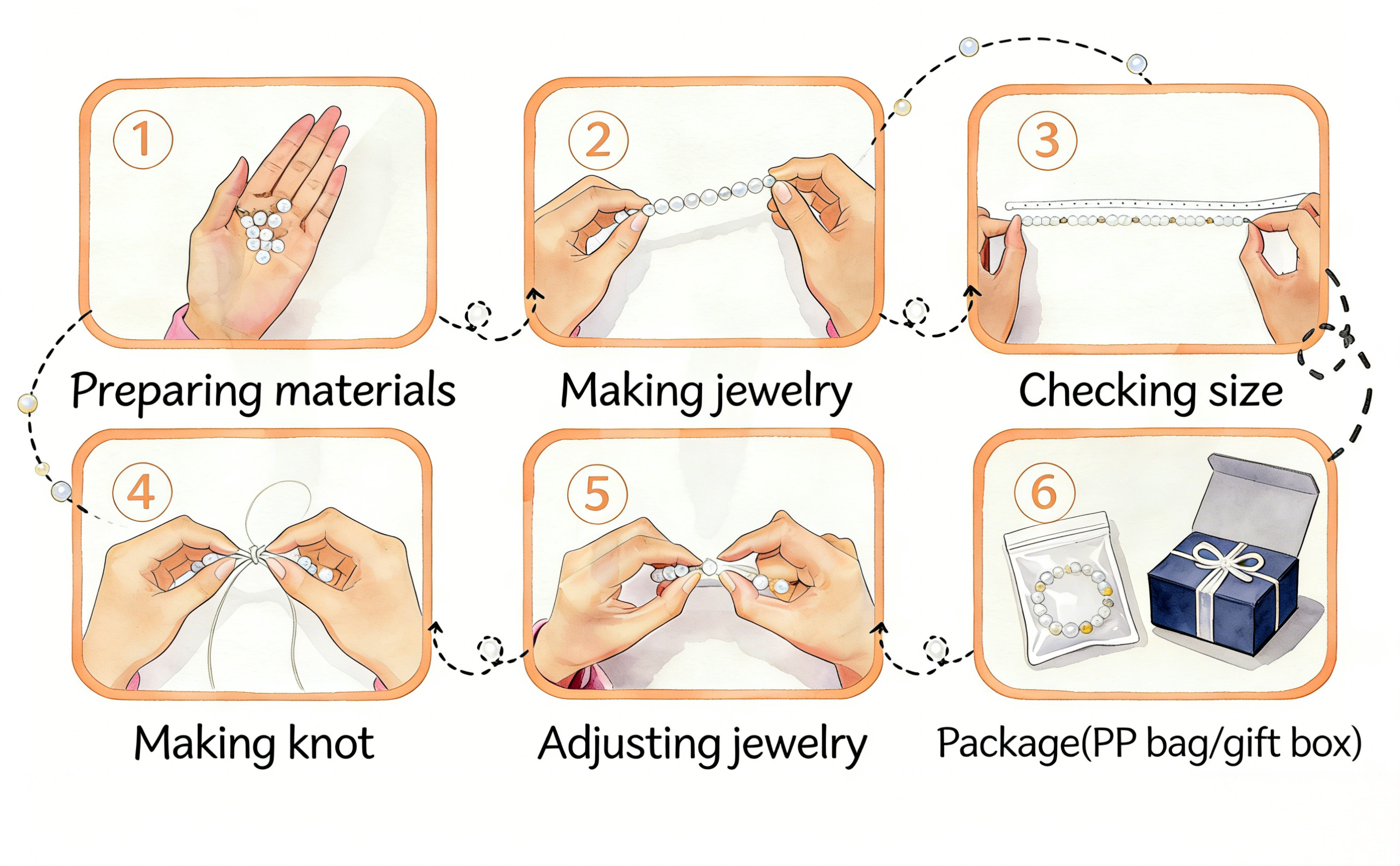 Natural Four Seasons Phantom Gemstone Bracelet