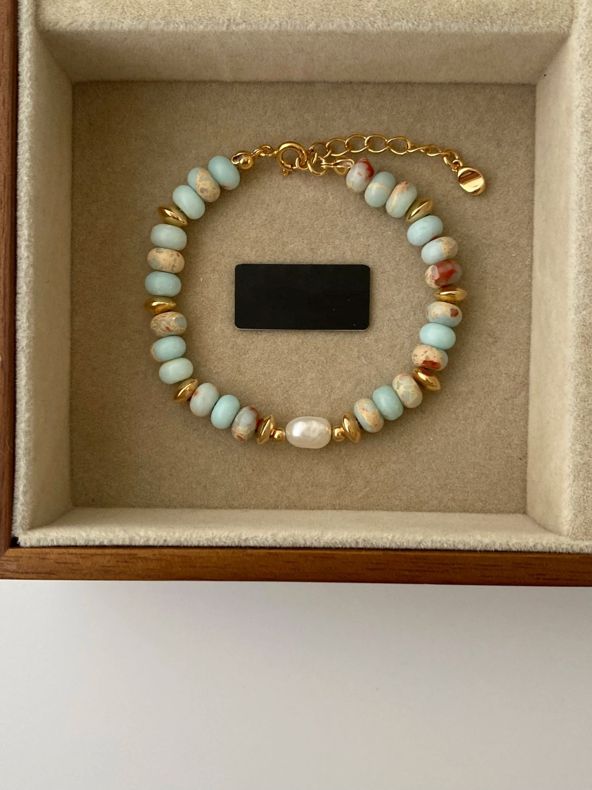 Hisera Turquoise Agate Tiger Eye Stone Crystal Jewelry