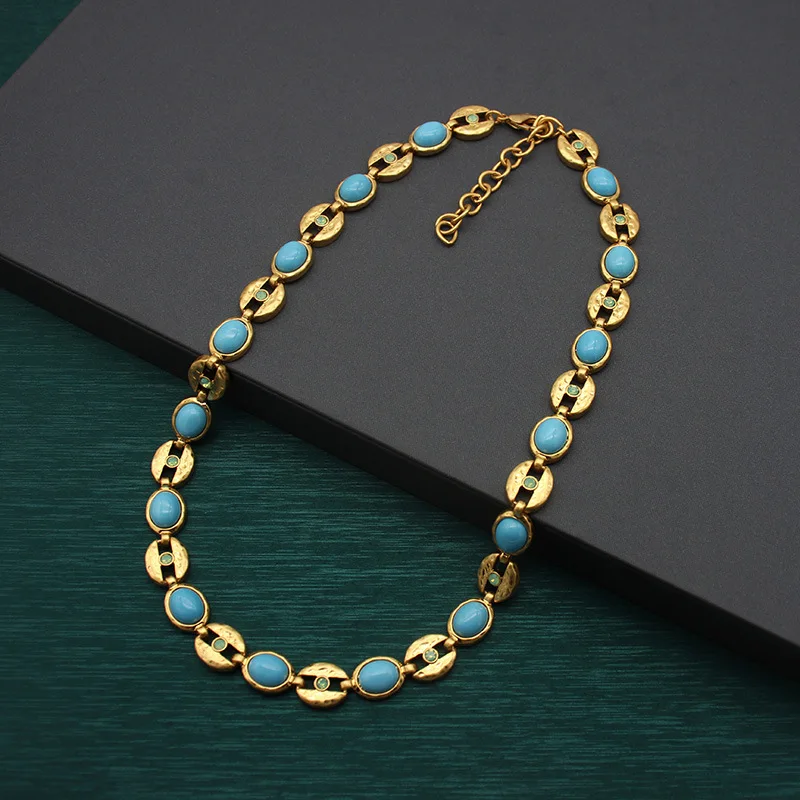 Hisera Copper 24K Plated Real Gold Crystal Jewelry