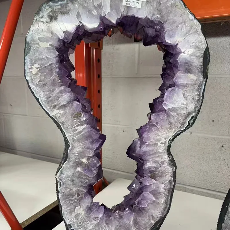 Wholesale Amethyst Cluster Office Decoration - Demagnetization Wealth Display