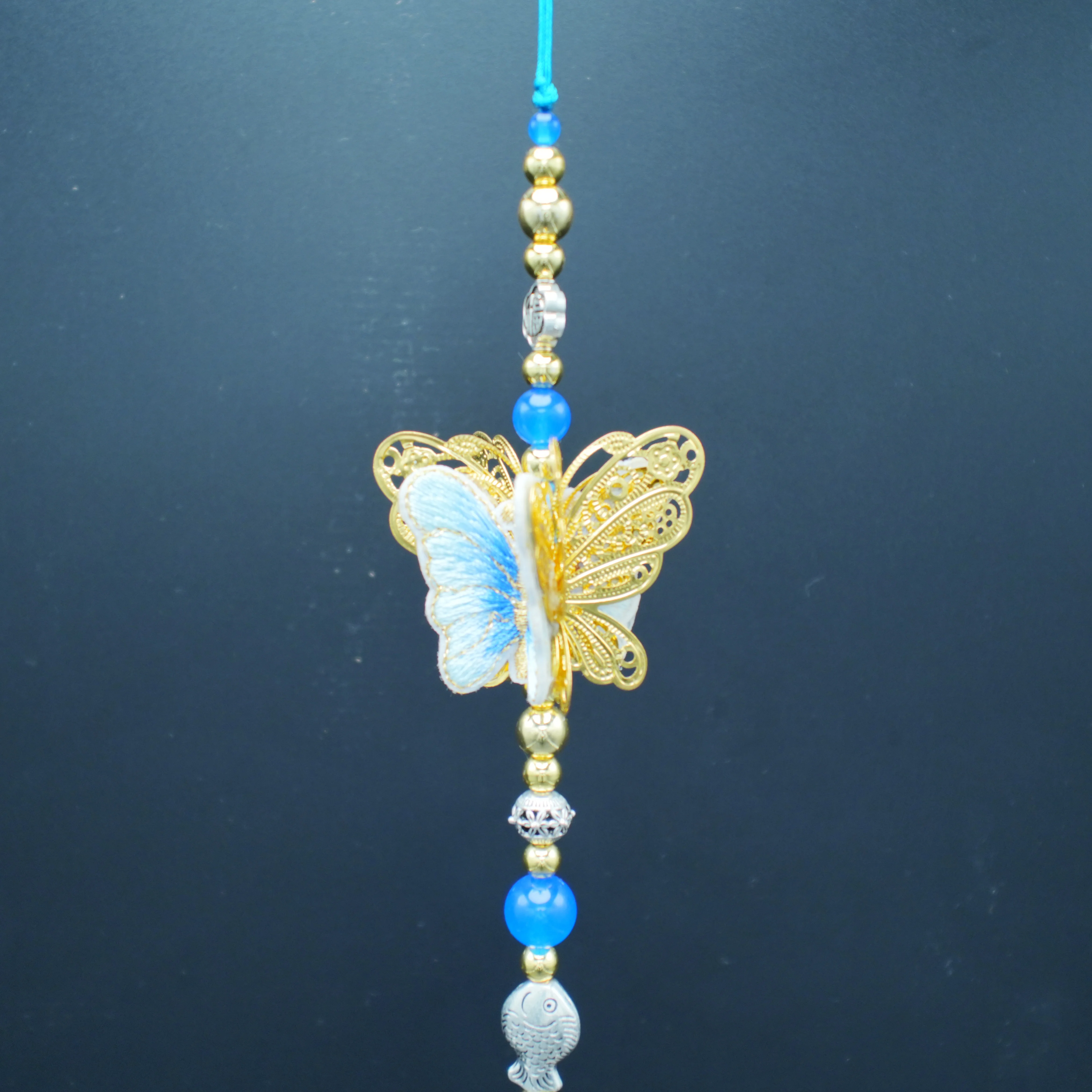 Miao Intangible Cultural Heritage Butterfly Crystal Crystal Jewelry