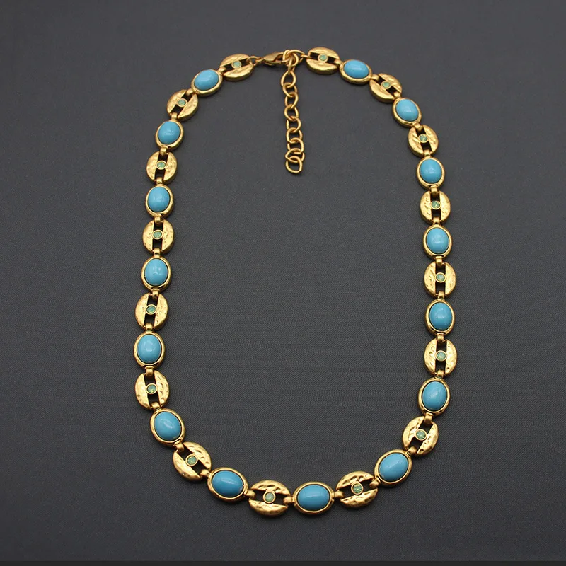 Hisera Copper 24K Plated Real Gold Crystal Jewelry