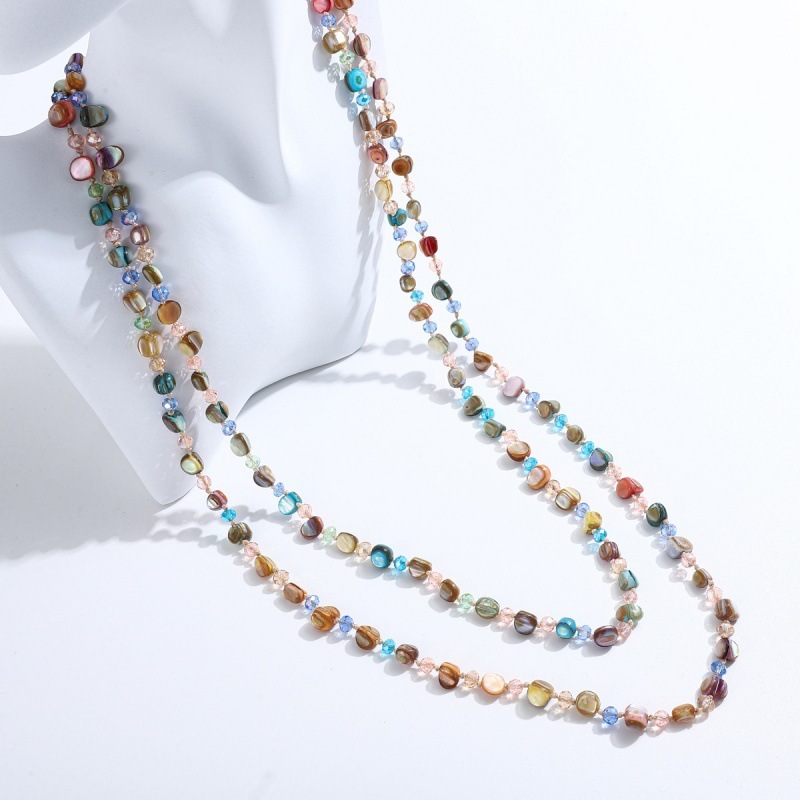 Hisera Sporty Bohemia Autumn Crystal Bamboo Crystal Jewelry
