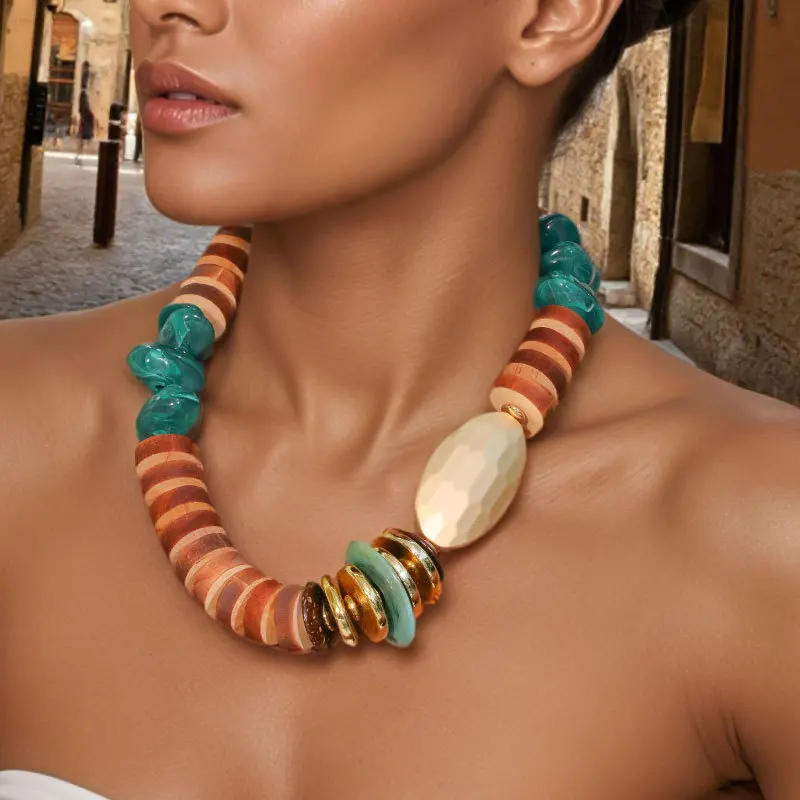 Hisera Original New Handmade Alloy Beaded