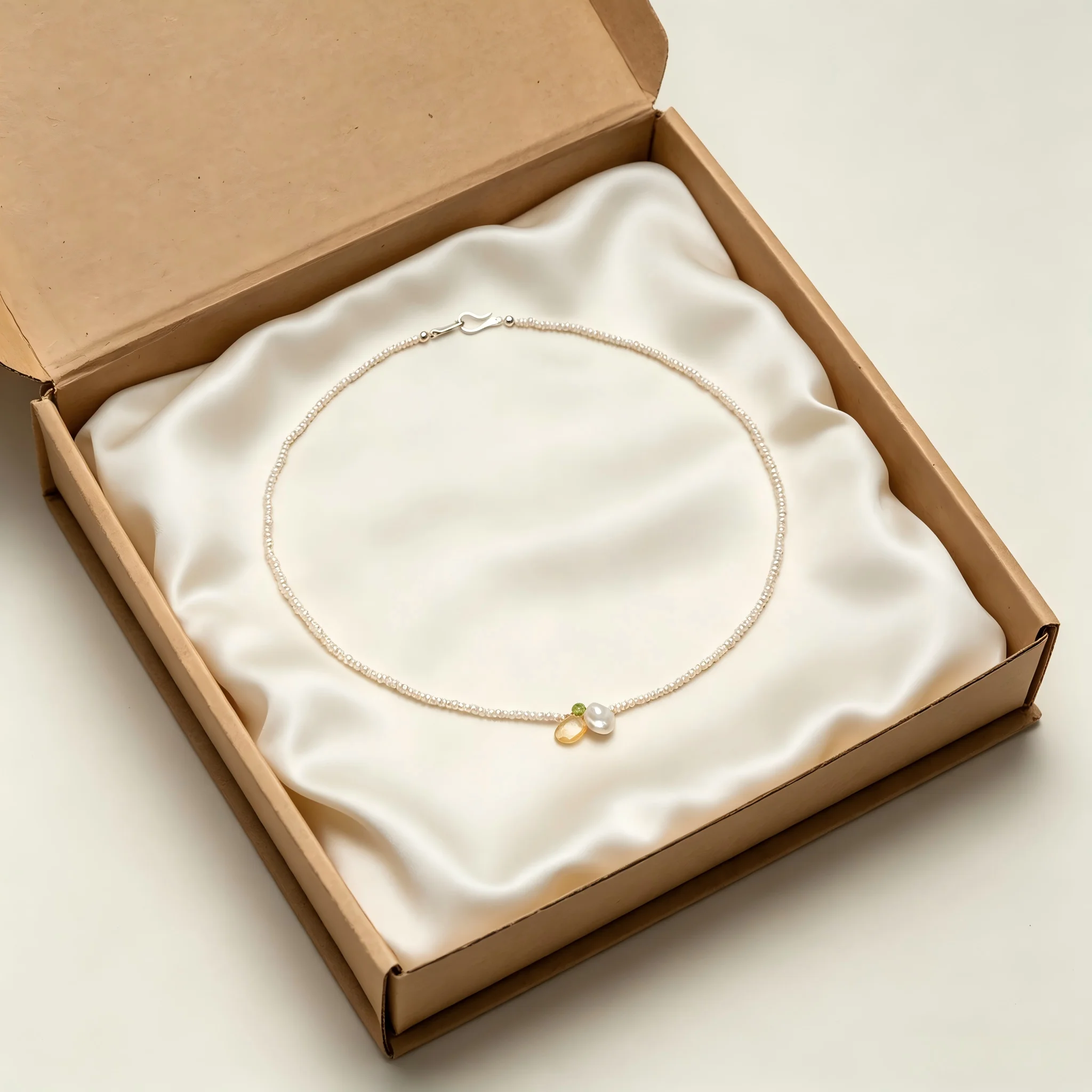 Elegant Handmade Tiny Seed Pearl Beaded