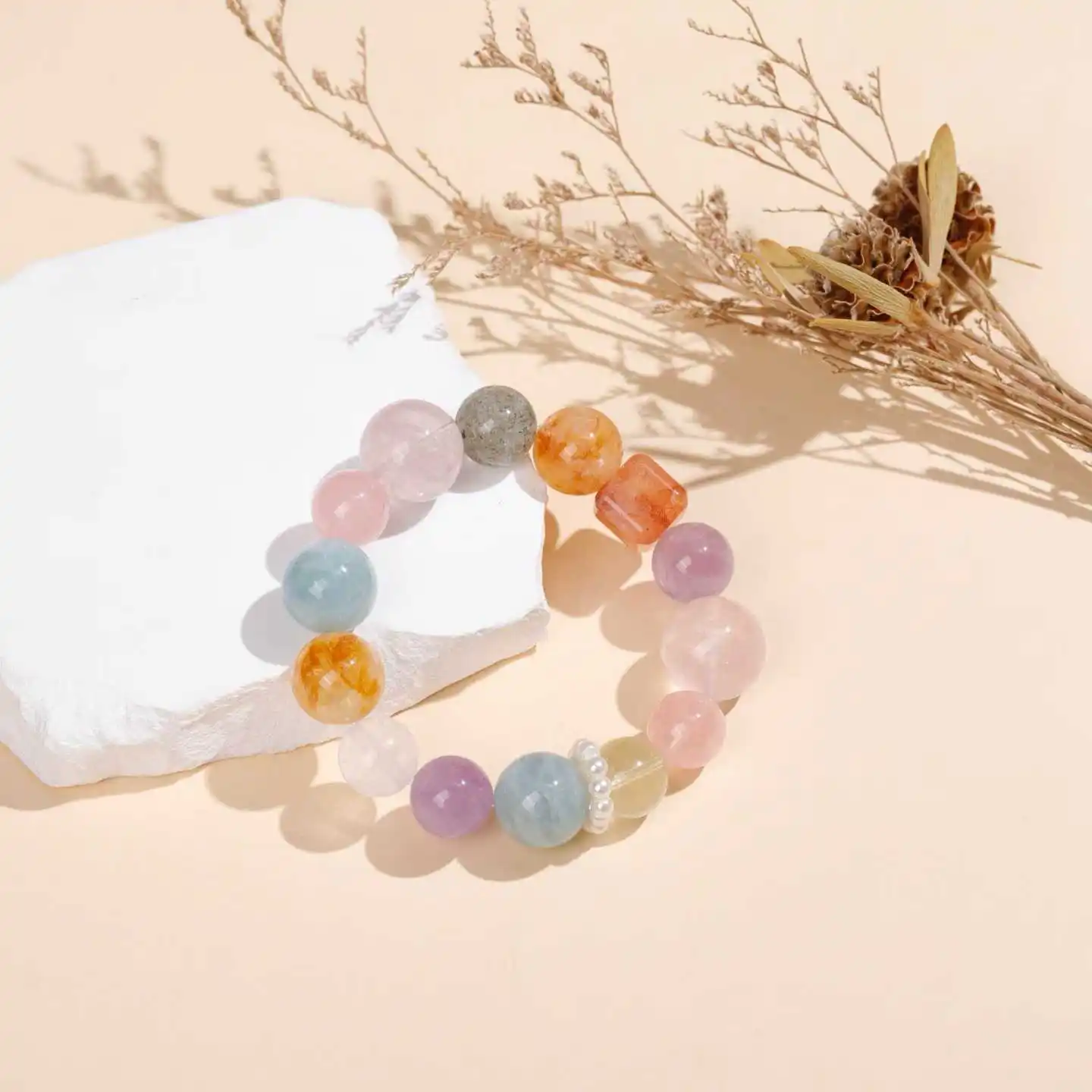 Hisera S New Rainbow Fashion Natural Crystal Jewelry