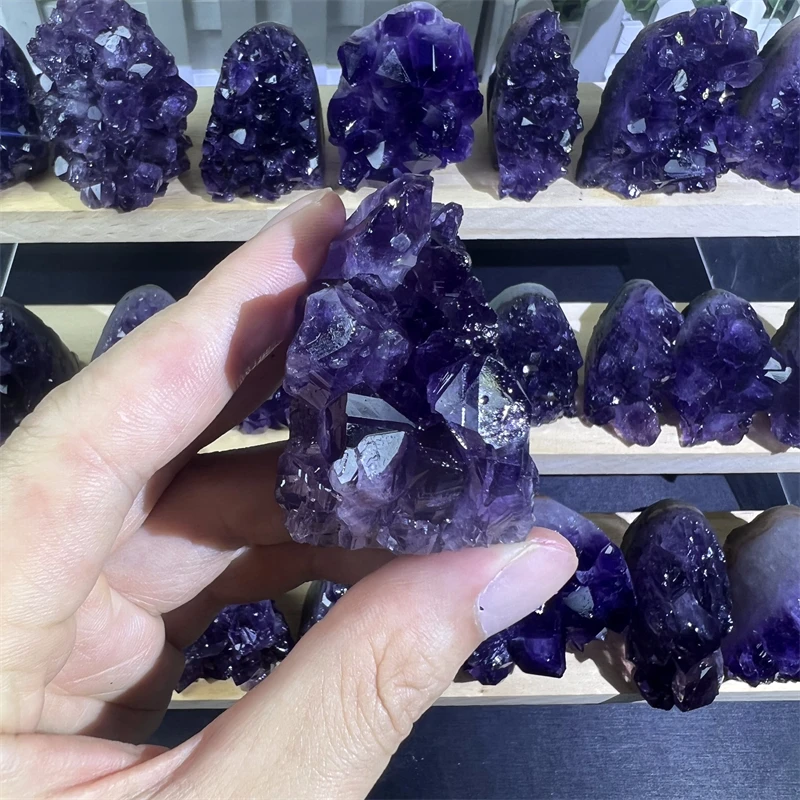 Natural Crystal Craft High Quality Amethyst Cluster - Designer Decor