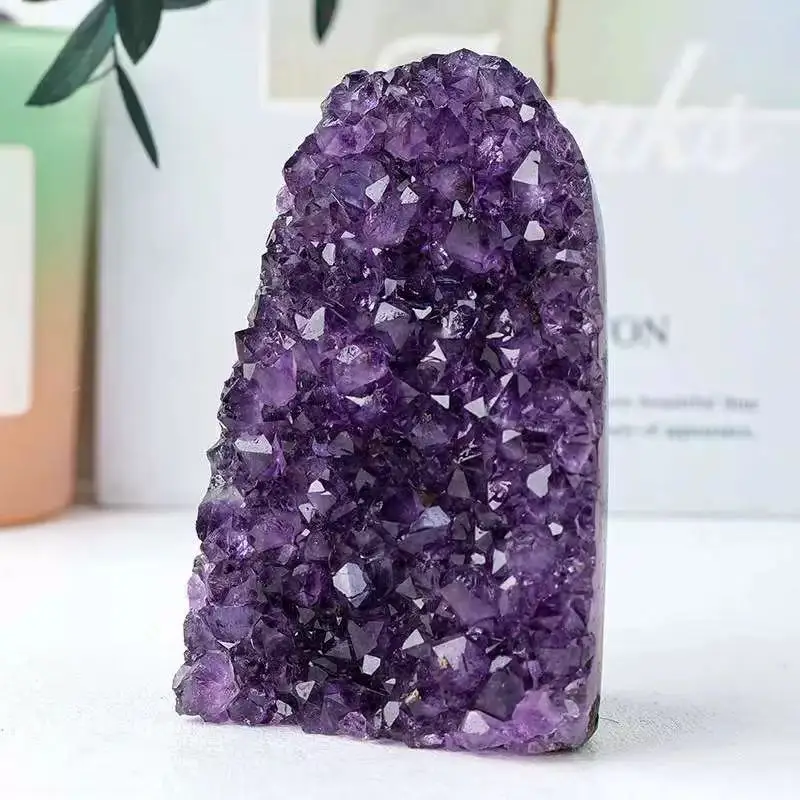 Wholesale Crystals Amethyst Cluster Geode for Home - Purification Mineral