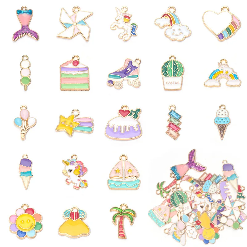 Hisera Hot Sale New Cute Cake Crystal Jewelry