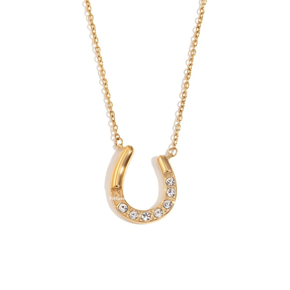 Hisera Trendy Hot Selling Stainless Steel Crystal Jewelry