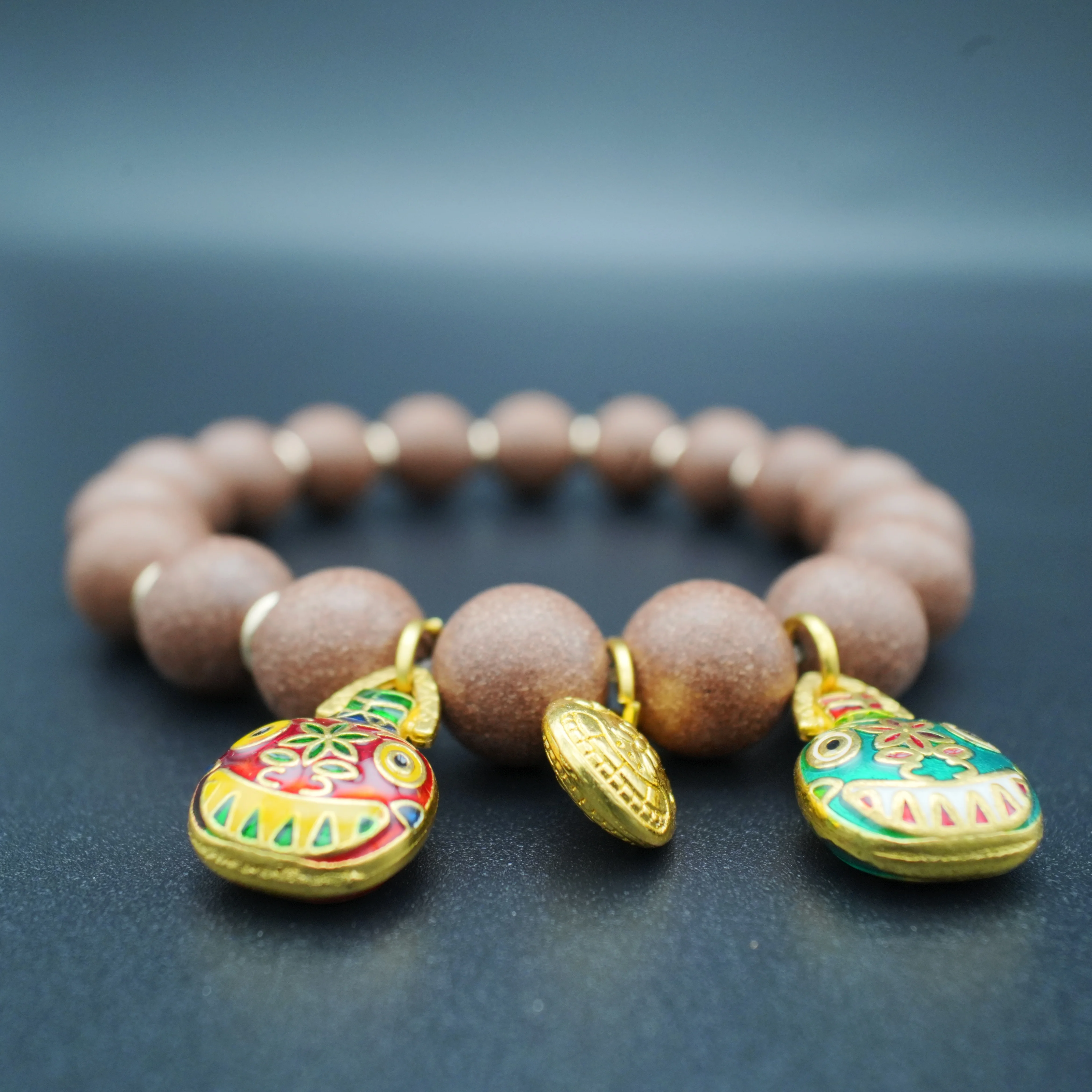 Handmade Blended Incense Bracelet With Auspicious