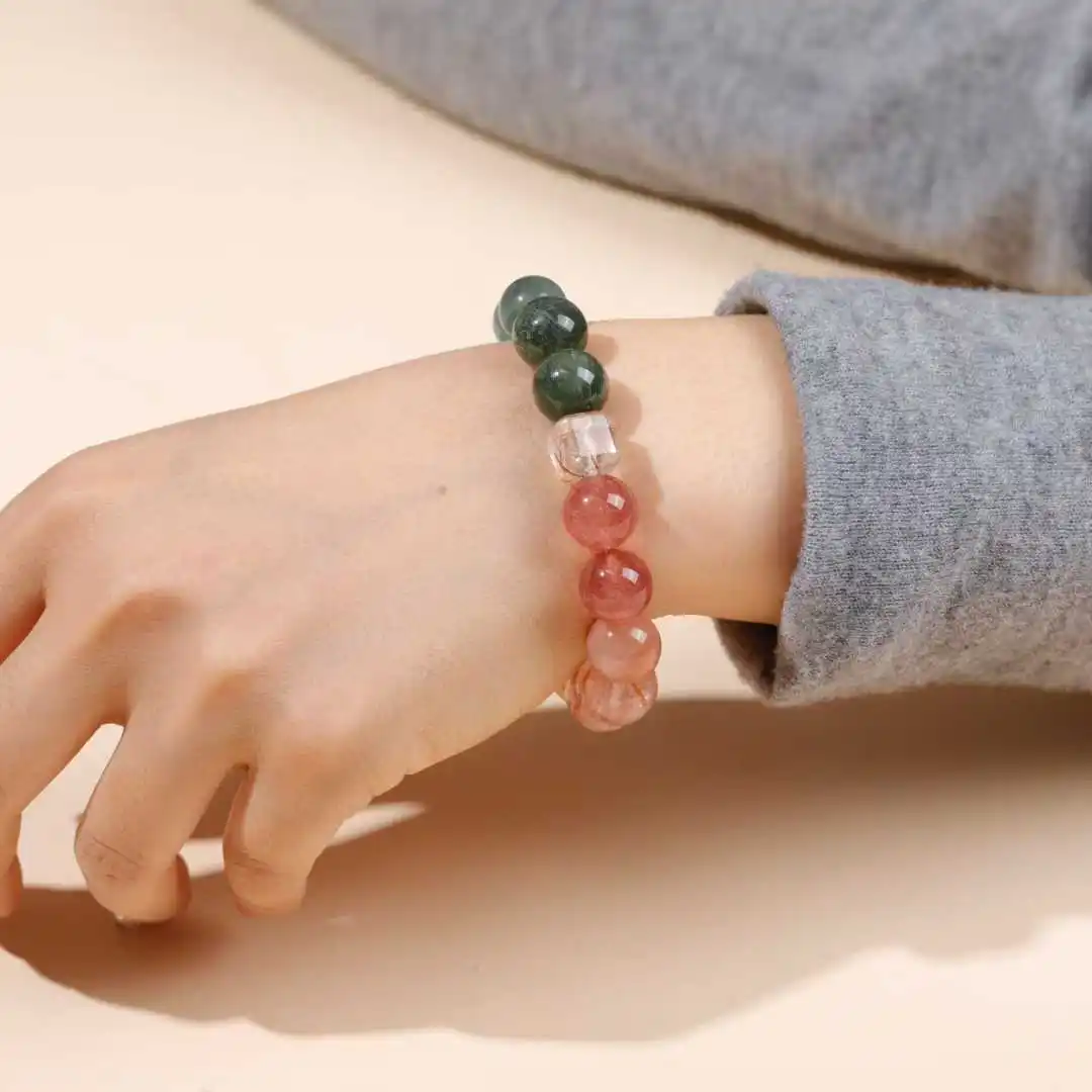 Hisera S New Rainbow Fashion Natural Crystal Jewelry