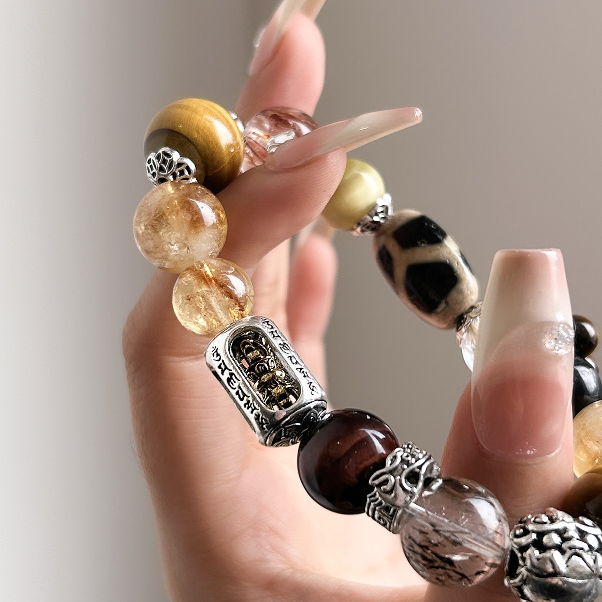 Hisera Tiger Eye Stone Wealth Attraction Crystal Jewelry