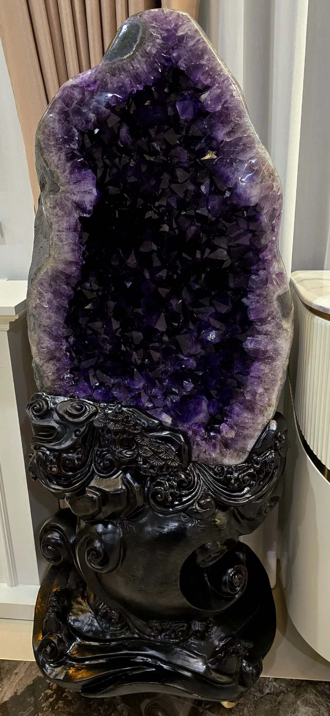 Wholesale Crystals Amethyst Cluster Geode for Home - Purification Mineral