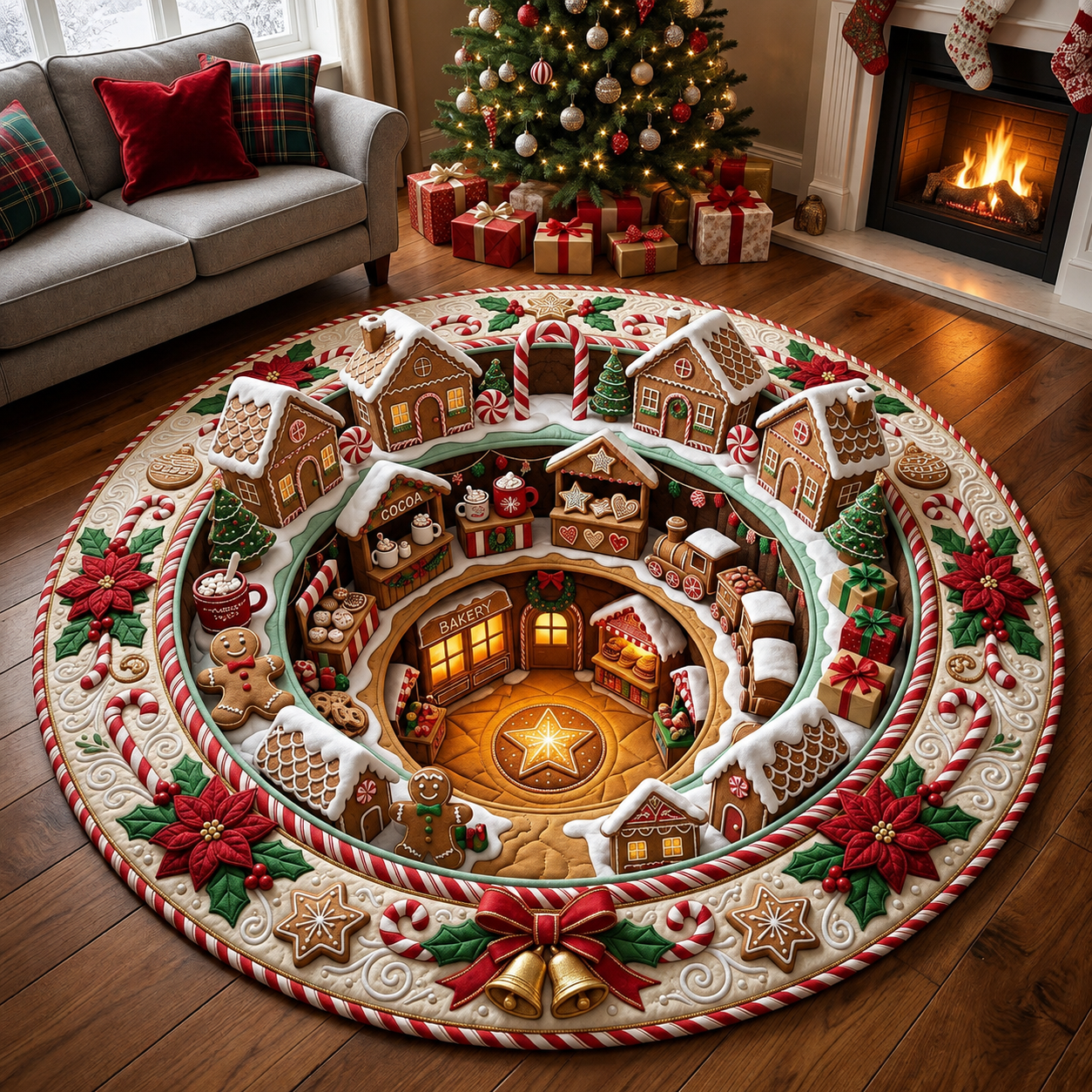 Last day 70%OFF🎄 Christmas 3D Optical Illusion Rug