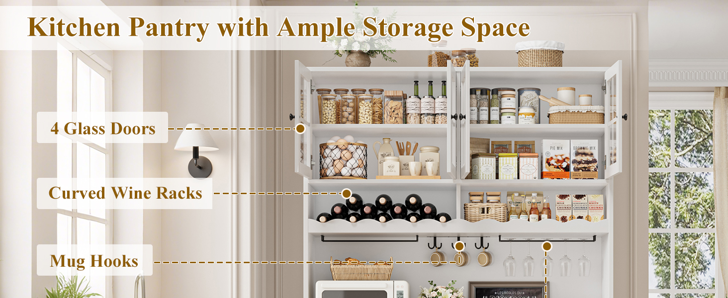 large kitchen pantry