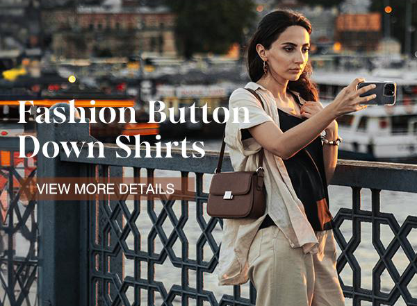 🔥Summer Clearance Sale🔥Women’s V Neck Button Down Shirts