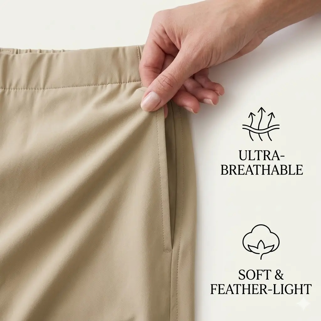 ⚡FINAL SALE⚡- Women's Mid Rise Barrel Travel Pants