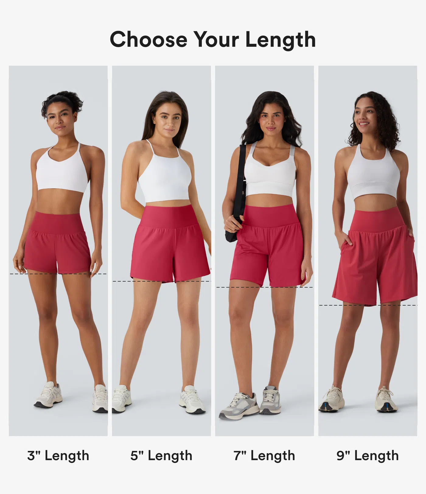 🔥Summer Clearance Sale🔥Women's 2-in-1 Super High-Waisted Yoga Shorts – Business Casual Yoga Dress Pants with Pockets