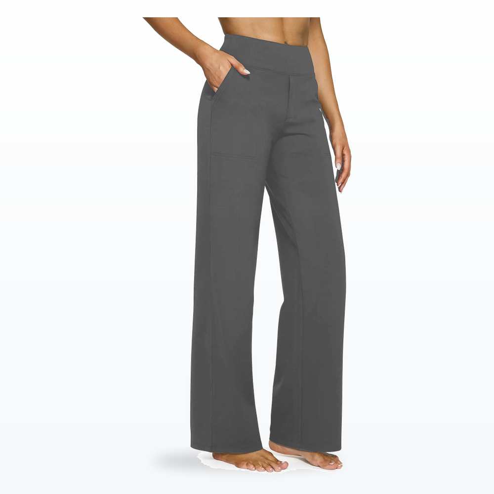 Women's High Waisted Wide Leg Pants with Pockets