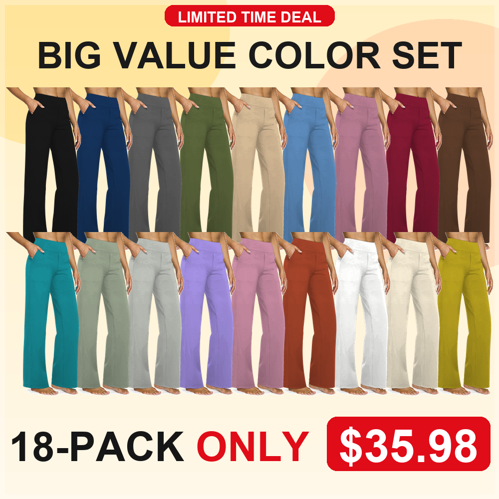 Women's High Waisted Wide Leg Pants with Pockets