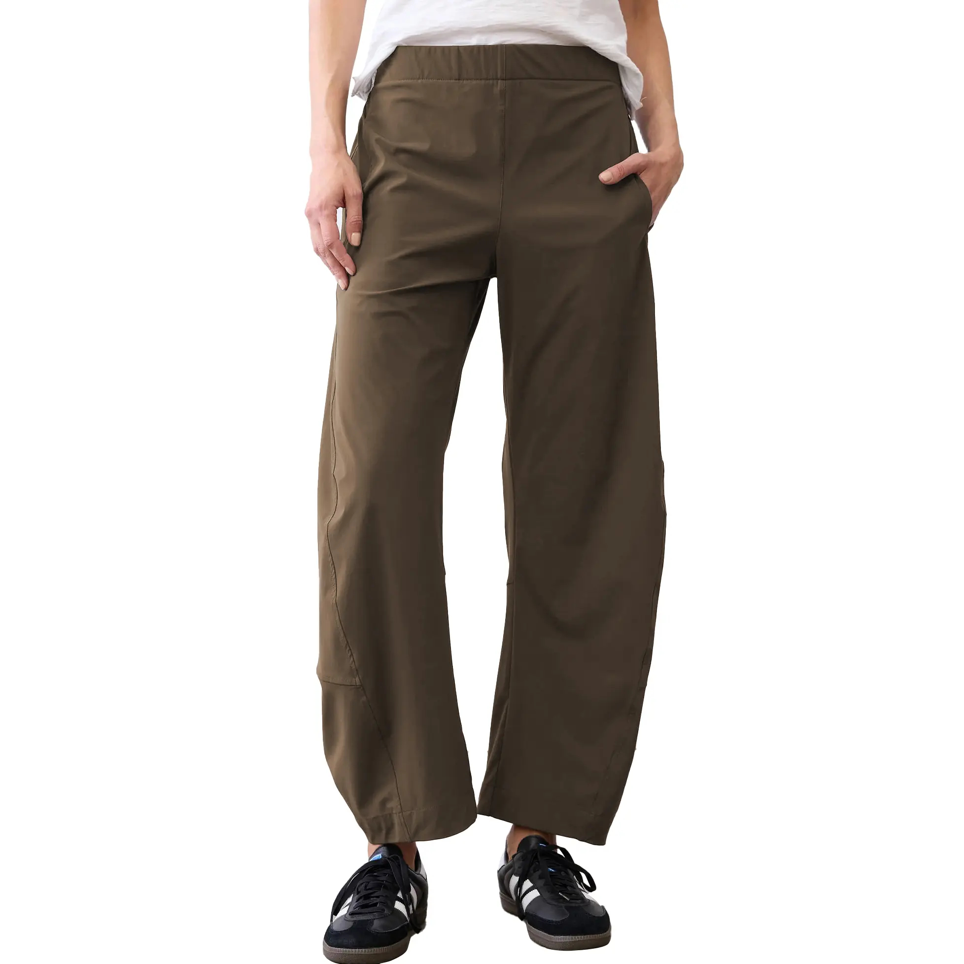 ⚡FINAL SALE⚡- Women's Mid Rise Barrel Travel Pants
