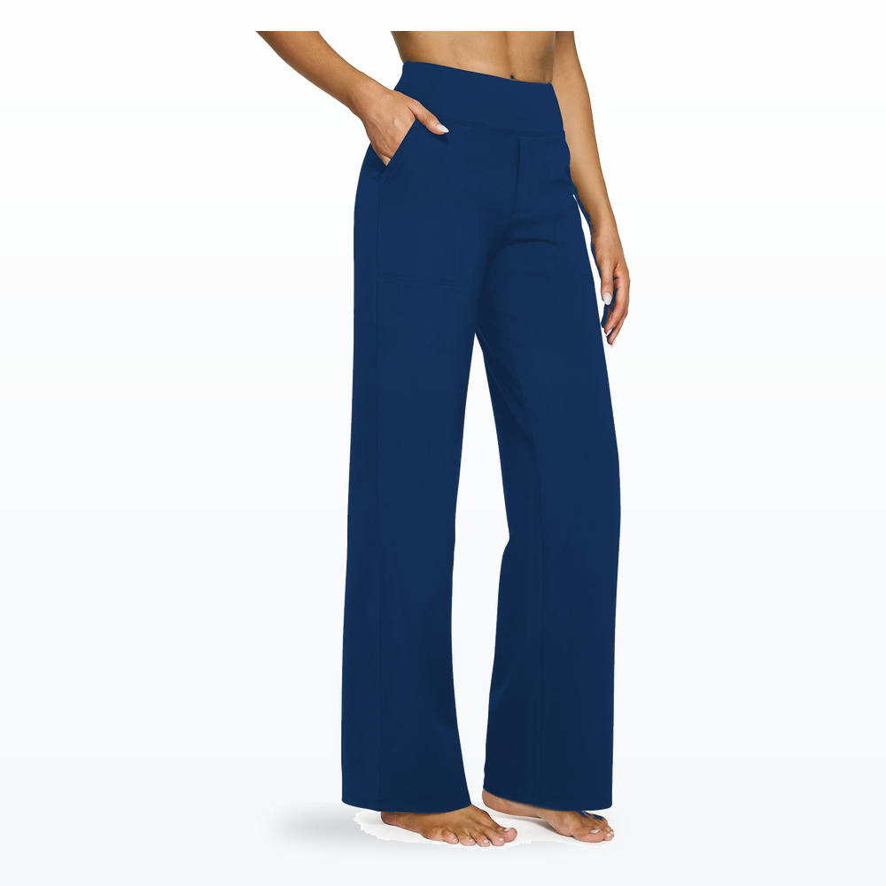 Women's High Waisted Wide Leg Pants with Pockets