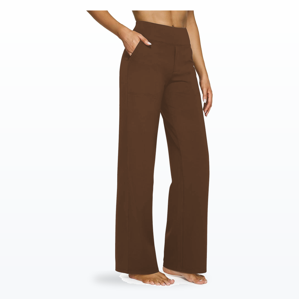 Women's High Waisted Wide Leg Pants with Pockets