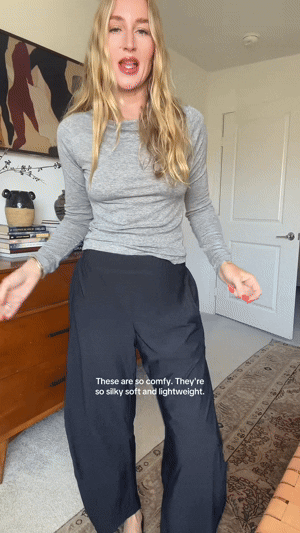 ⚡FINAL SALE⚡- Women's Mid Rise Barrel Travel Pants