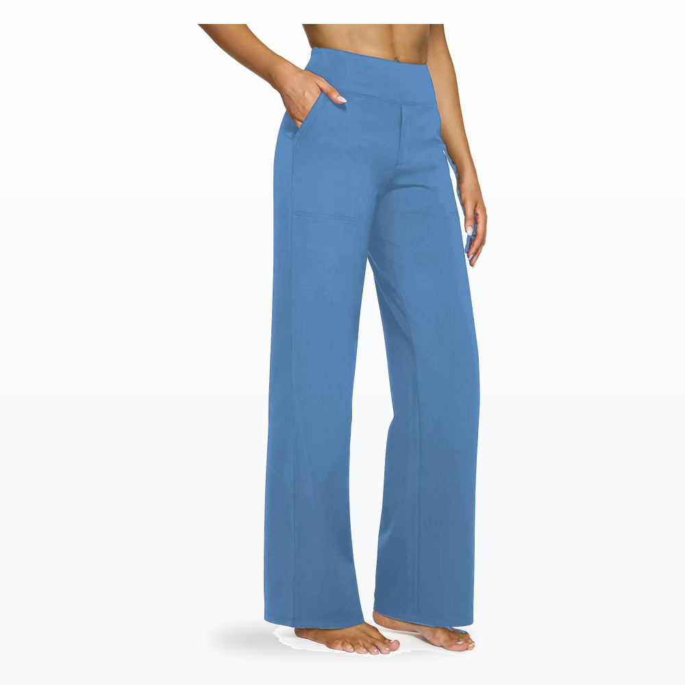 Women's High Waisted Wide Leg Pants with Pockets