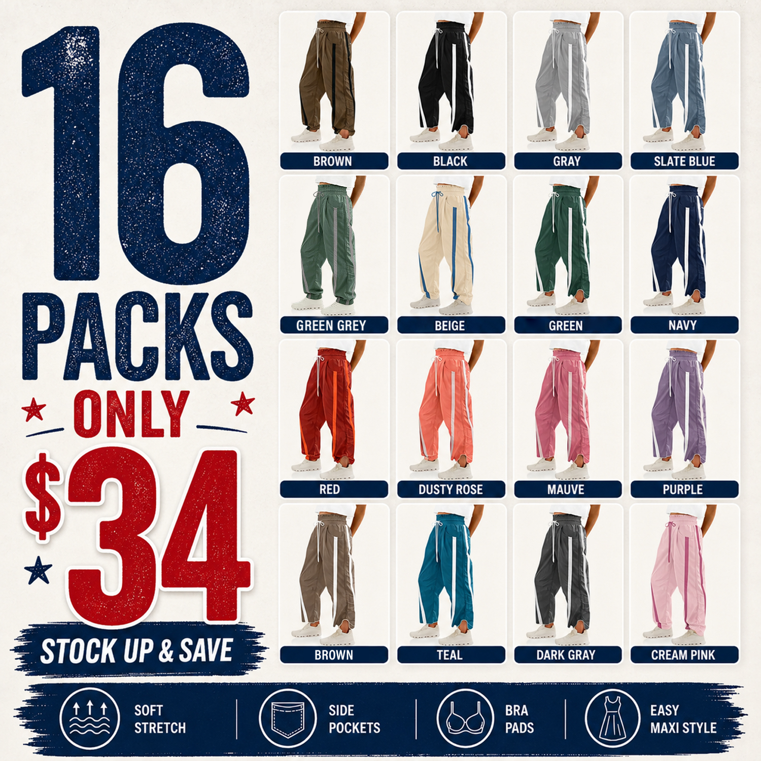 ⚡FINAL SALE⚡- Women's Quick Dry Loose Barrel Pants