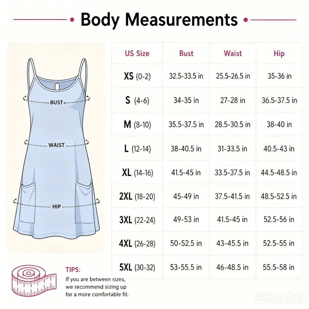 ⚡FINAL SALE⚡- Women's Sleeveless Sports Romper Dress - Built-In Shorts + Pockets