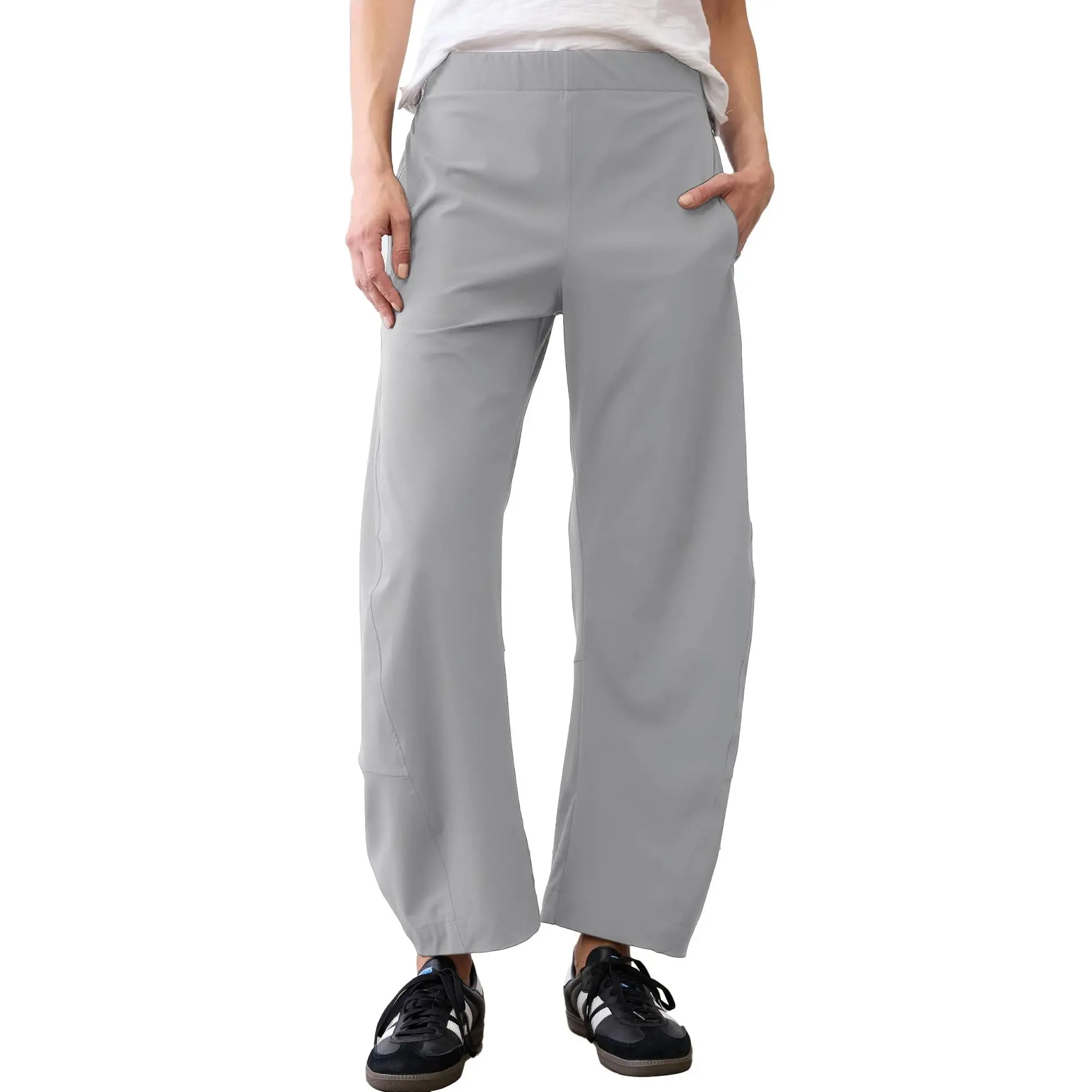 ⚡FINAL SALE⚡- Women's Mid Rise Barrel Travel Pants
