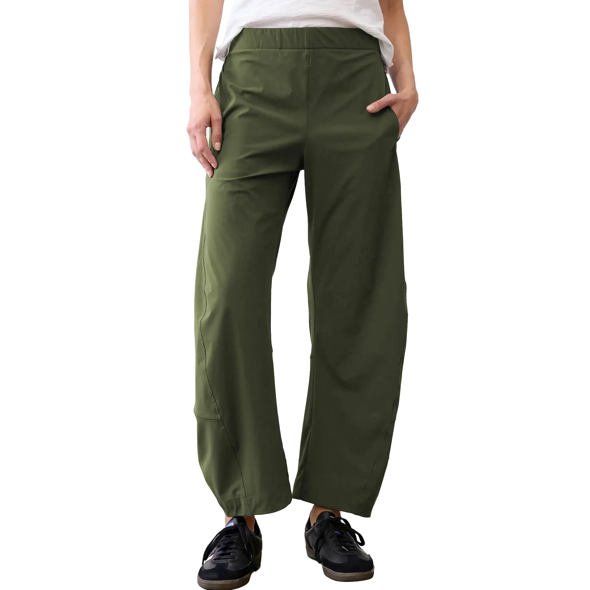 ⚡FINAL SALE⚡- Women's Mid Rise Barrel Travel Pants