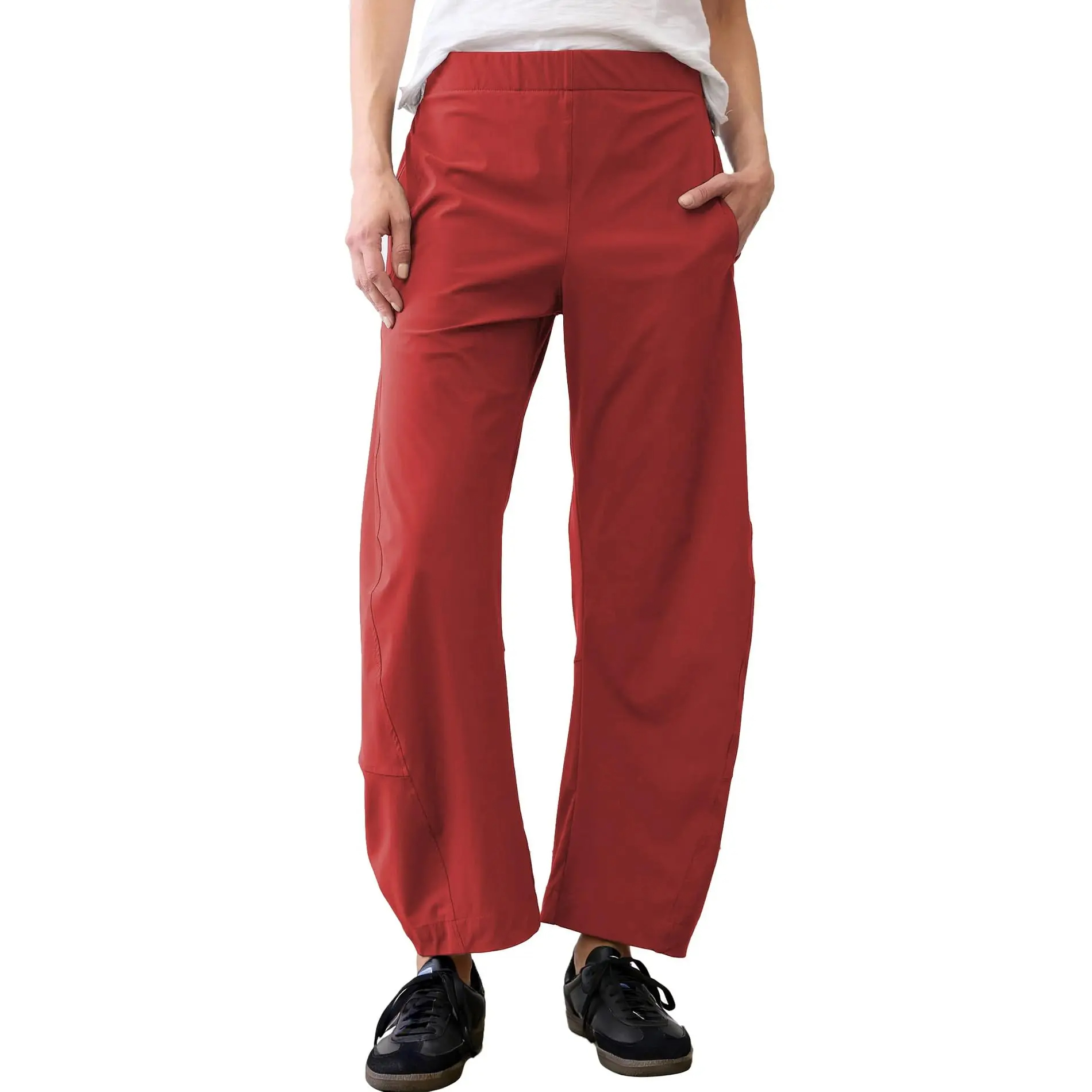 ⚡FINAL SALE⚡- Women's Mid Rise Barrel Travel Pants