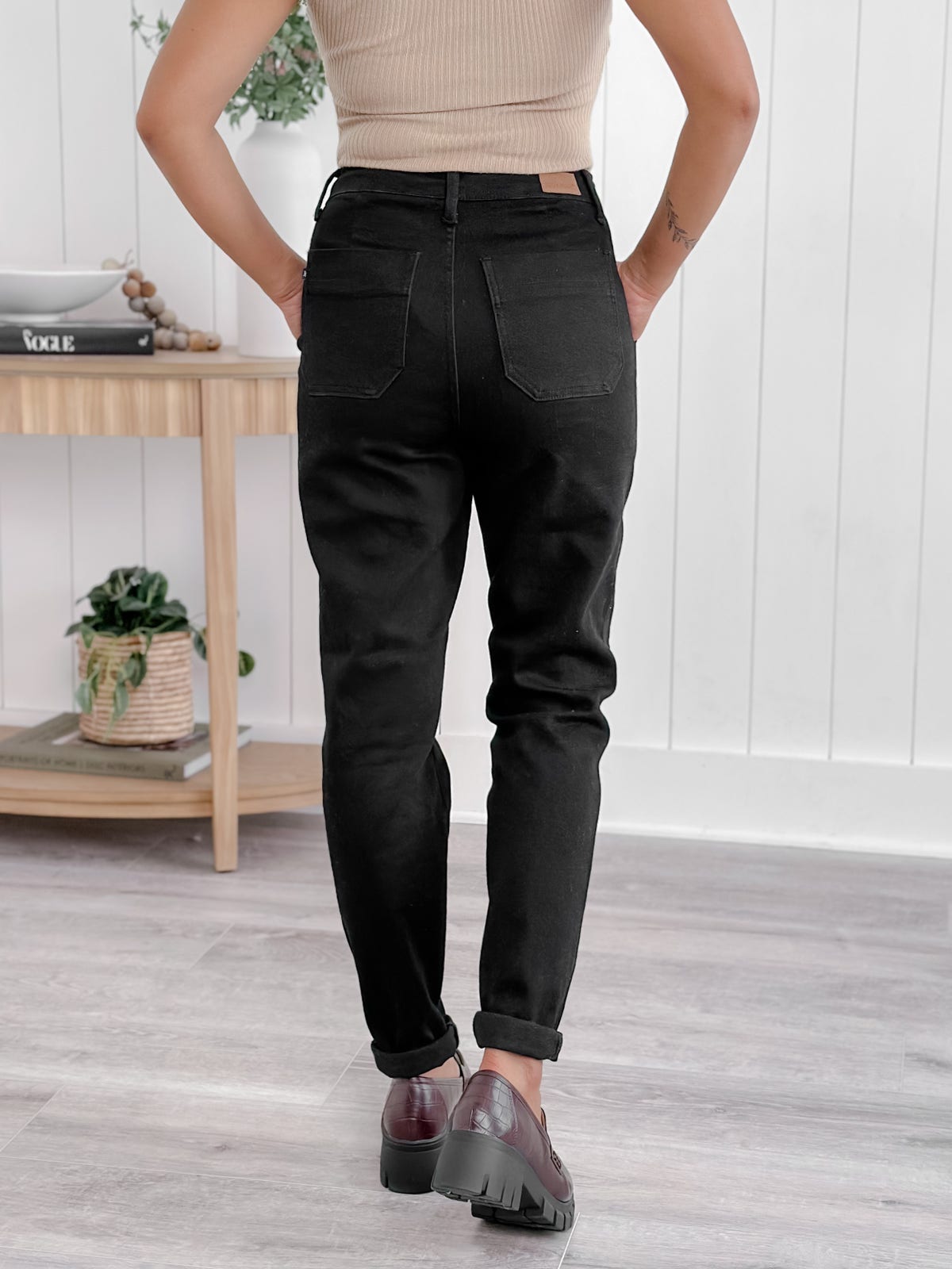 Judy Blue Stretch Pull On Denim Joggers (Buy 2 Free Shipping)